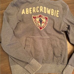 Abercrombie & Fitch Men’s Charcoal Hoodie